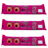 M&S Percy Pig Jam Sandwich Creams Biscuits with Raspberry Jam Marks & Spencer 150g - 3 Pack in a Premier Life Store Box